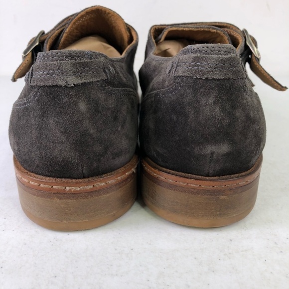 John Varvitos Men’‘s Monaco Monk Strap Oxford Shoes Sz 9.5 Suede $498 main image 6